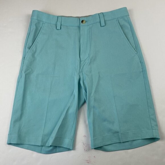 Greg Norman ML75 Microlux Golf Shorts Men’s 30 Baby Blue Chinos Logo Athleisure - Picture 1 of 7